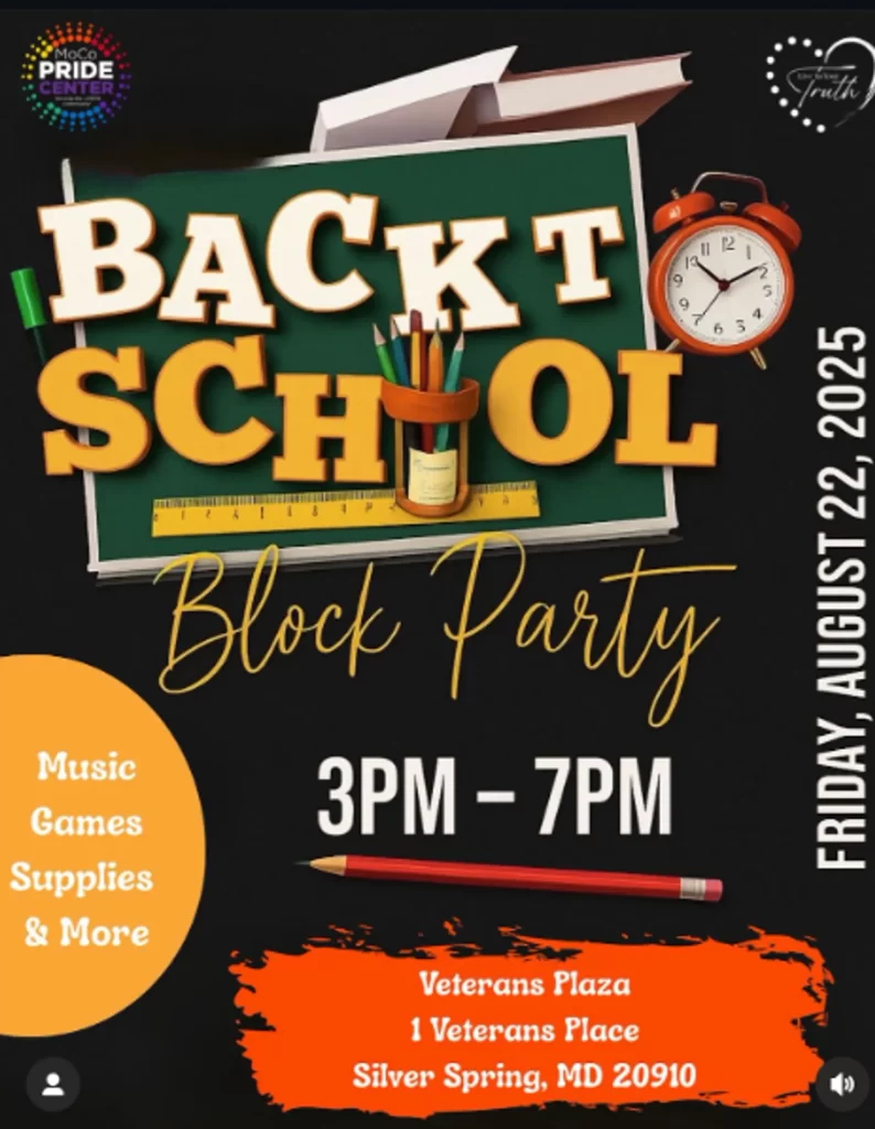 Aug 22: Back to School Block Party